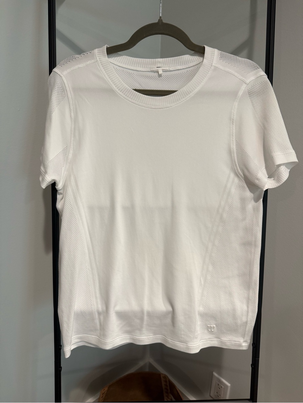 Wilson White Women's Short Sleeve Crew Tee